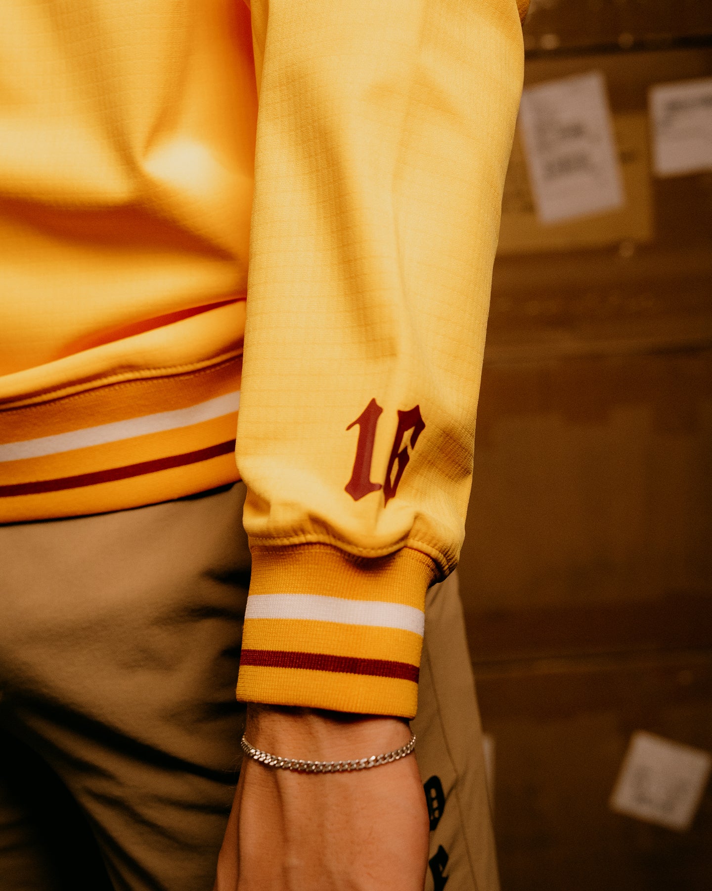 DeadMan Running ストライプリブモック 075754008-YELLOW