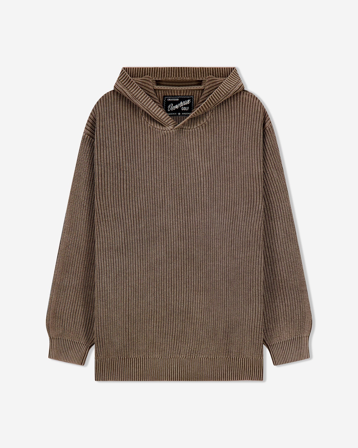 Fisherman Hoodie 075362601-BROWN