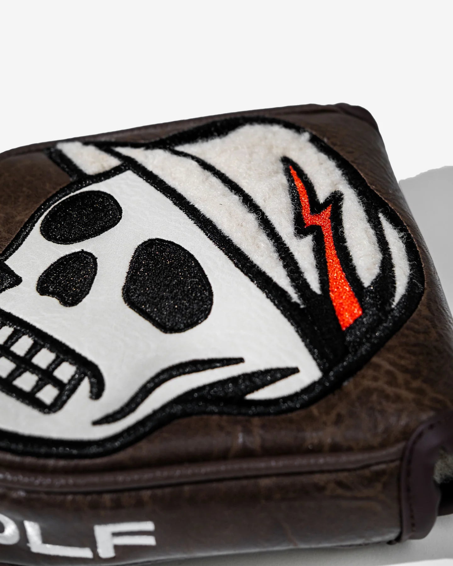Sherpa Skull Caddie Universal Mallet Cover 075362840-BROWN
