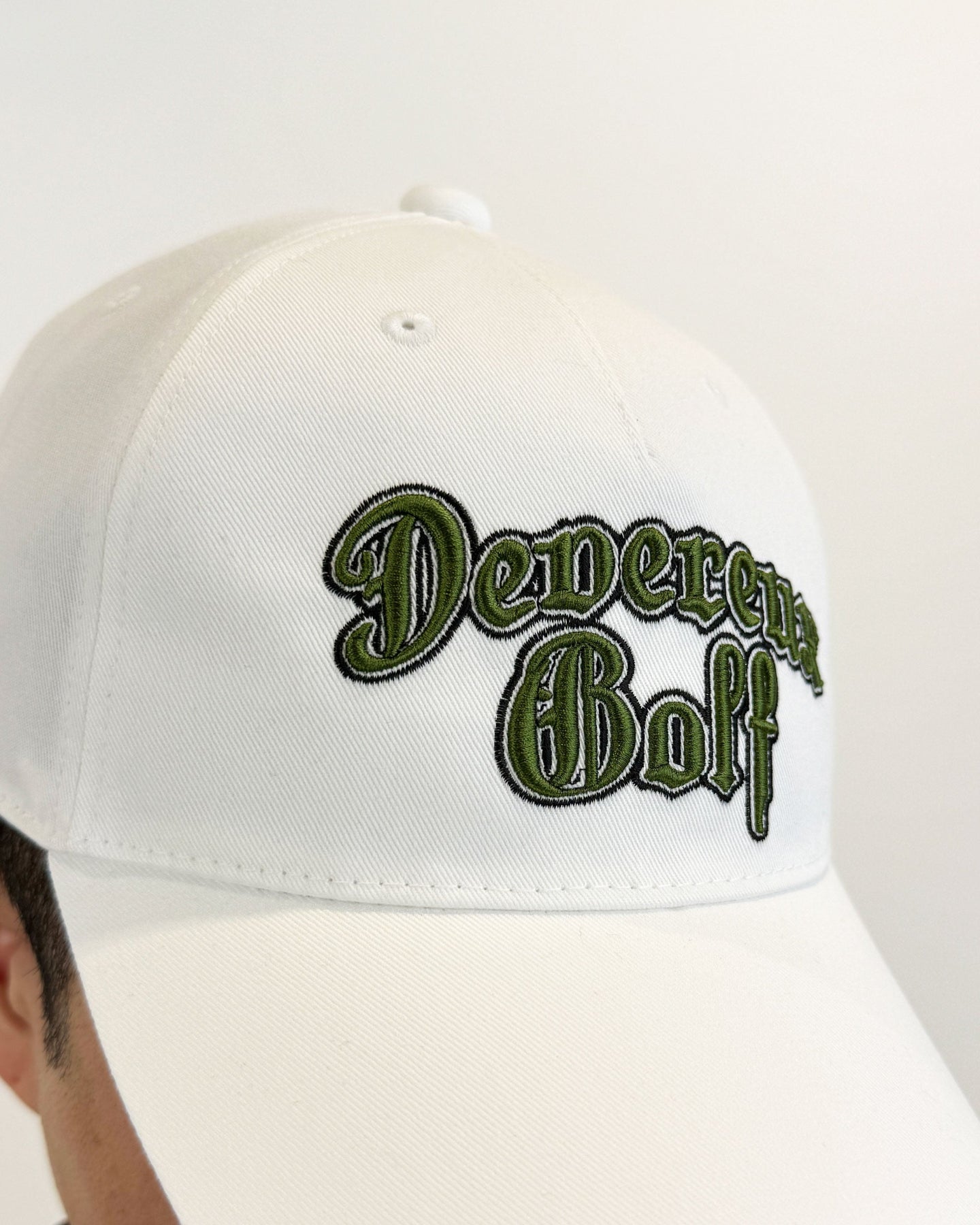 Old English Devereux Golf Hat 763472845-WHITE