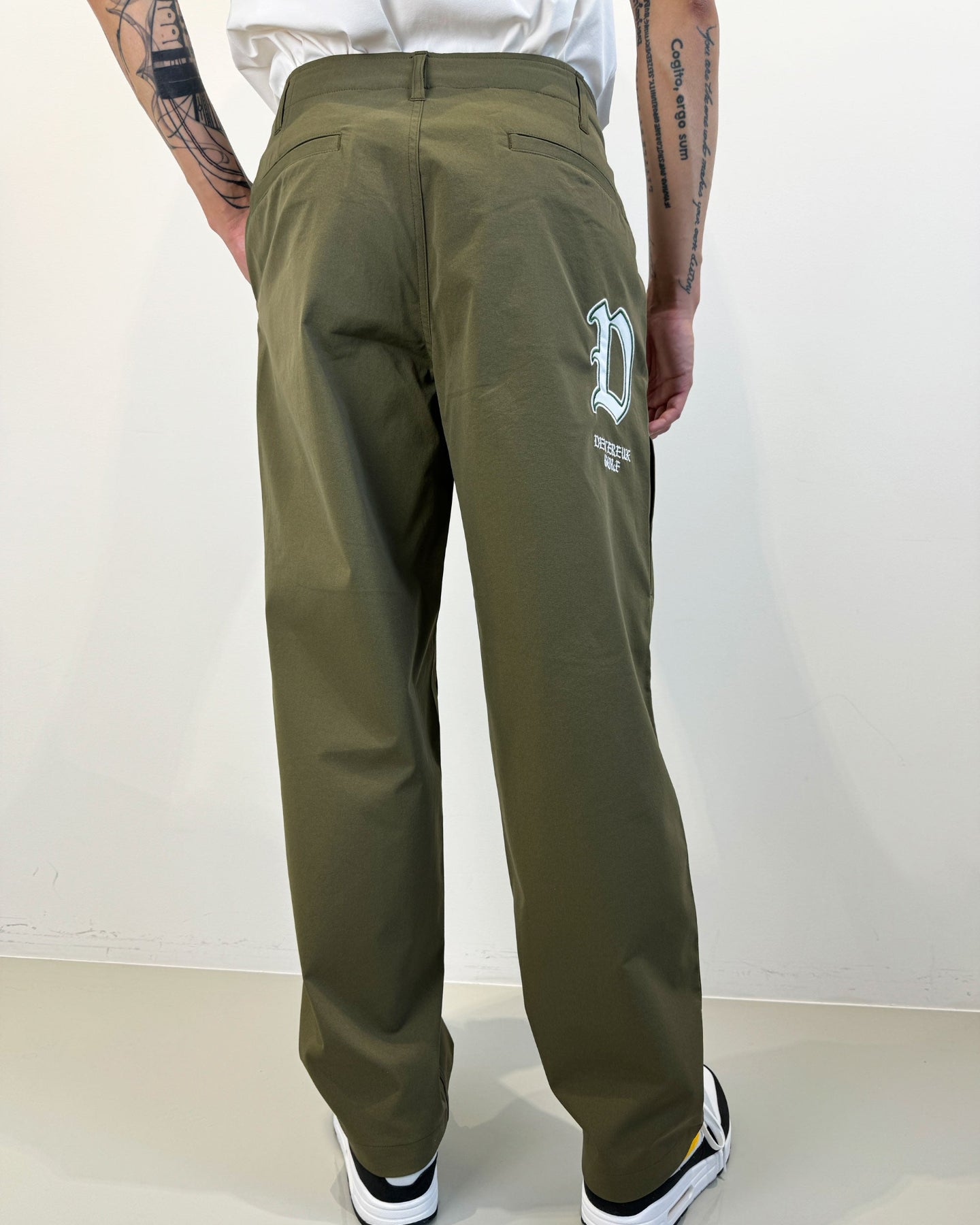 D Logo Wide ボトムス 763472418-KHAKI