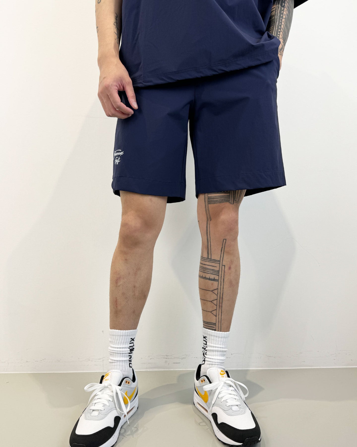 オーバーサイズDGショーツ 763472409-NAVY