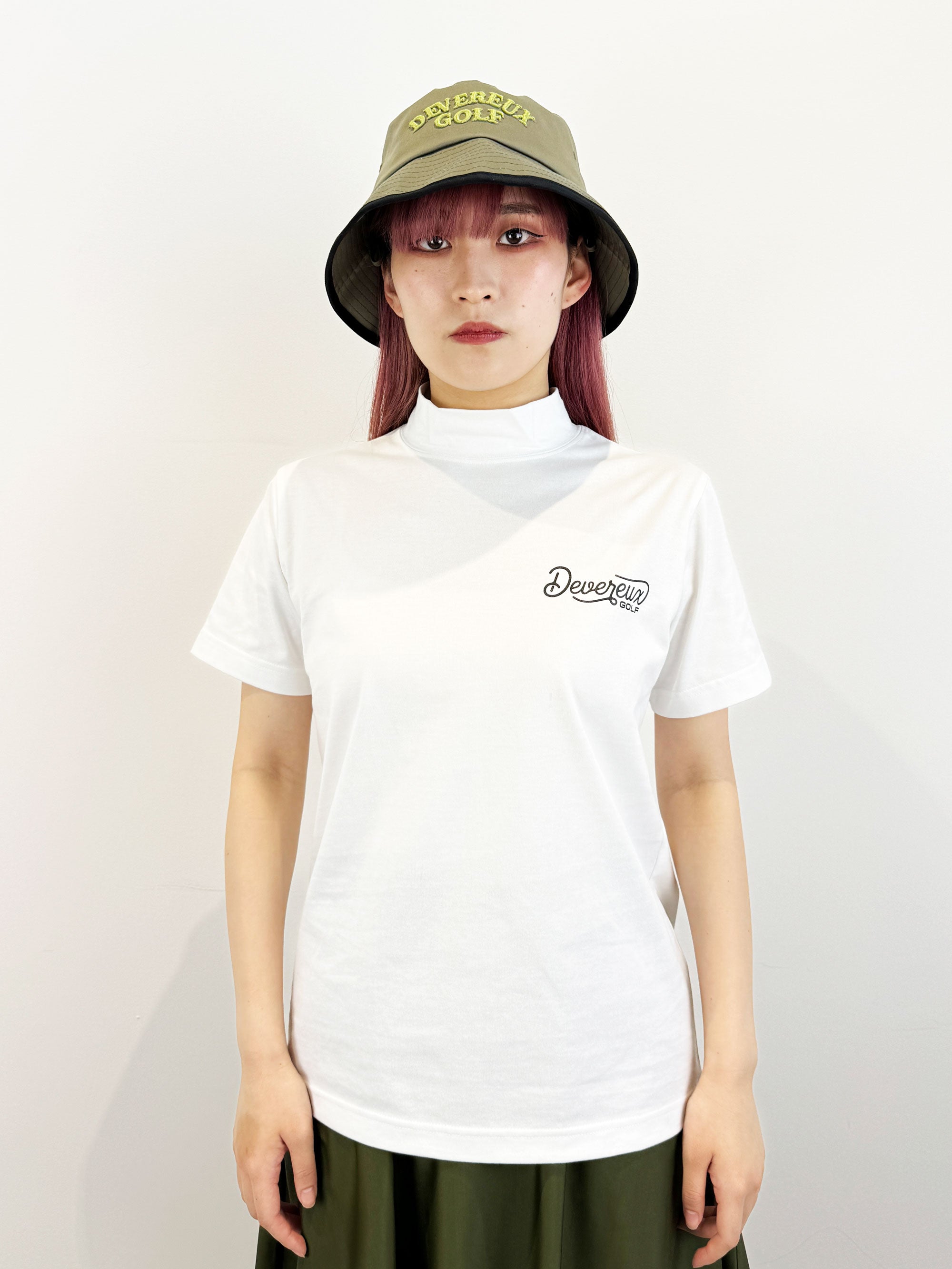 WOMENS Winners Circle Mock S/S 763472086-WHITE