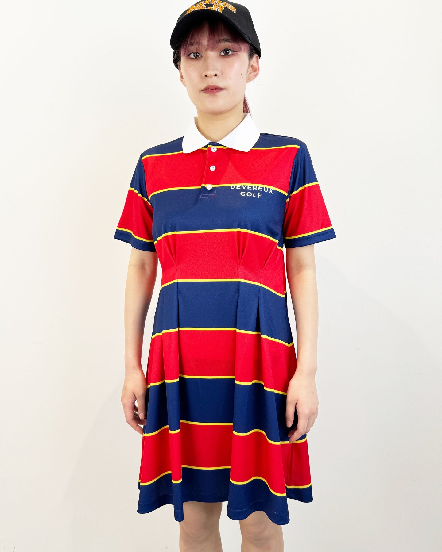 WOMEN ミケボーダーMock OP S/S 763472088 RED