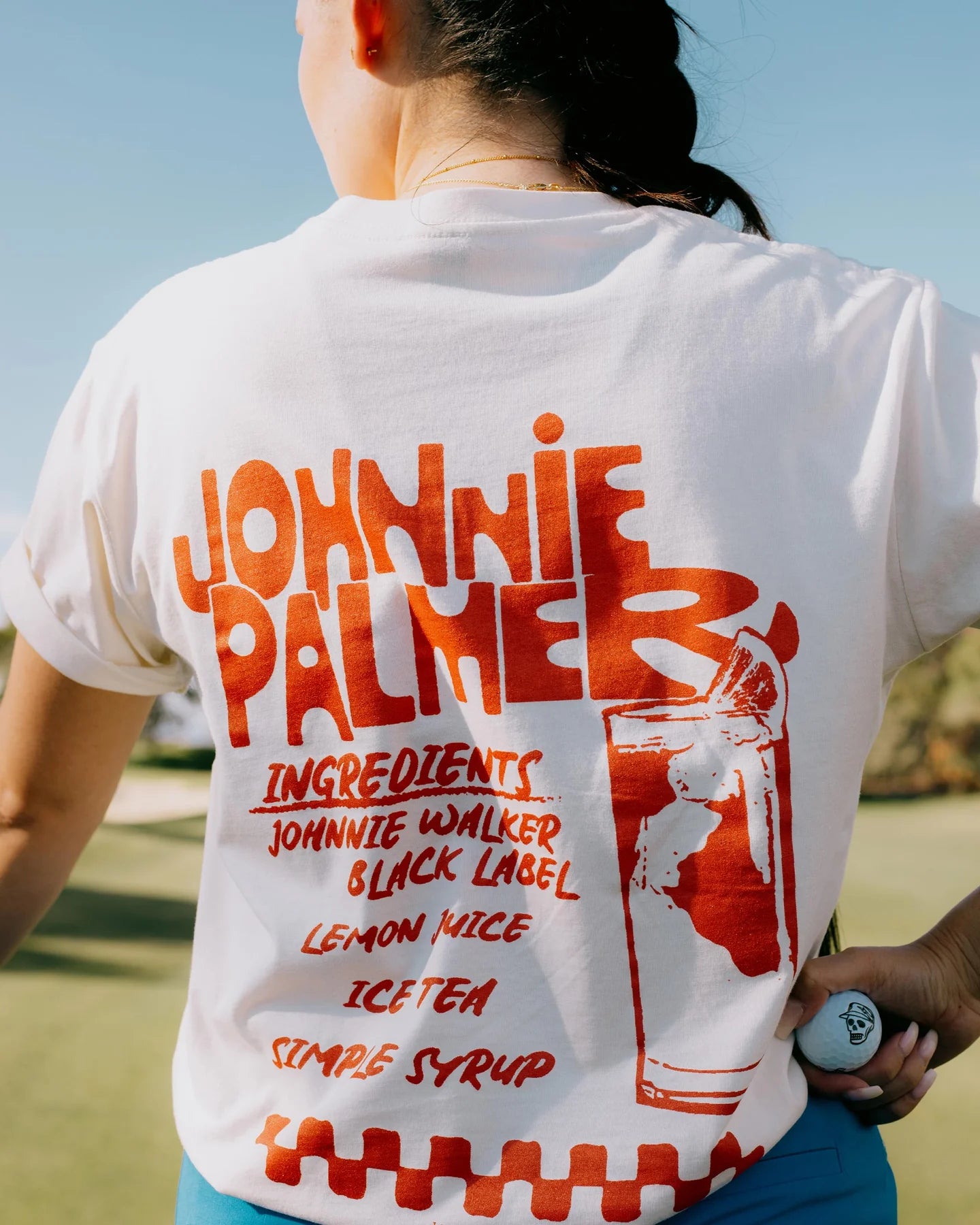 Johnnie Palmer Tee 763532004-ECRU