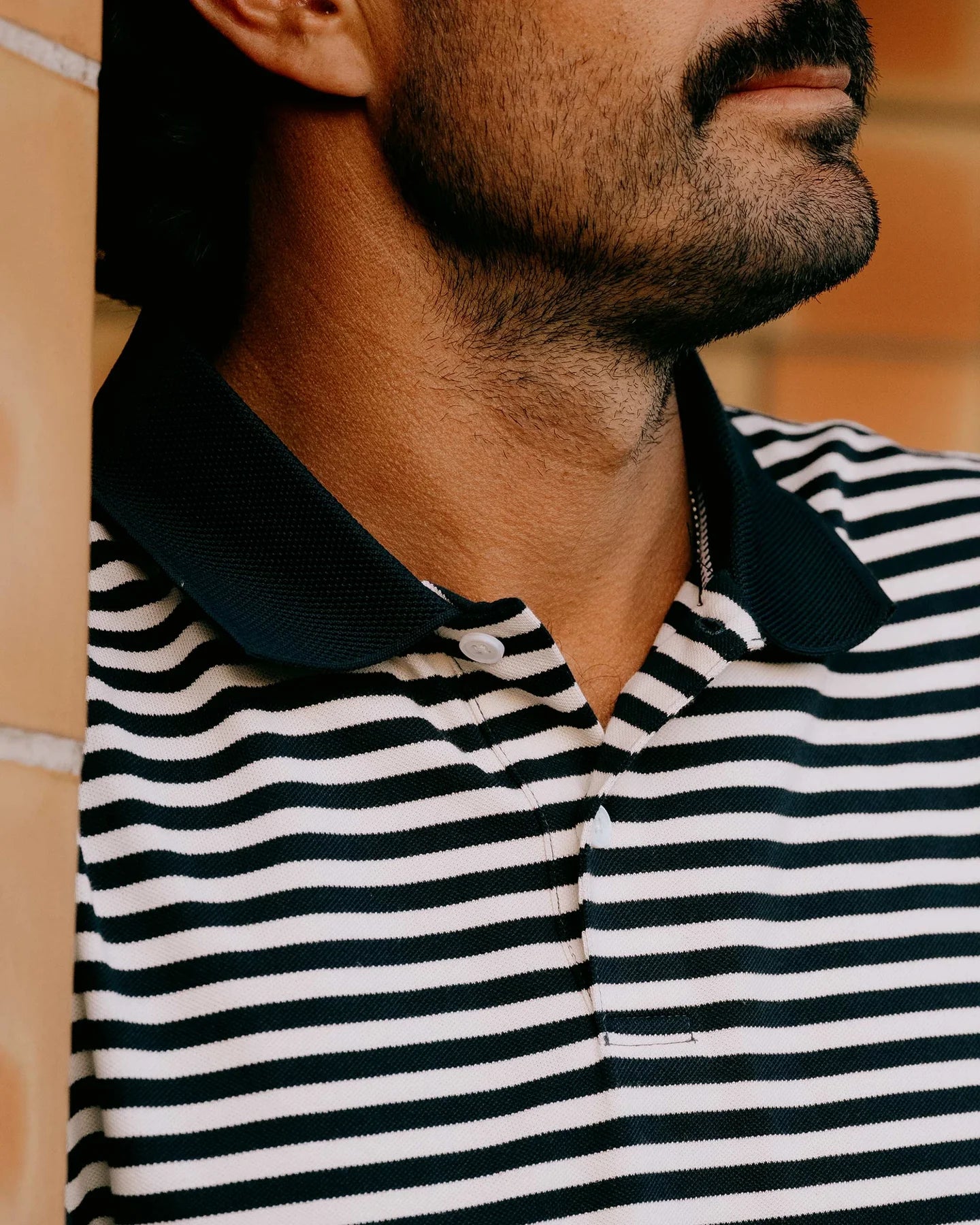 Camelback Polo 075362013-NAVY BONE STRIPE