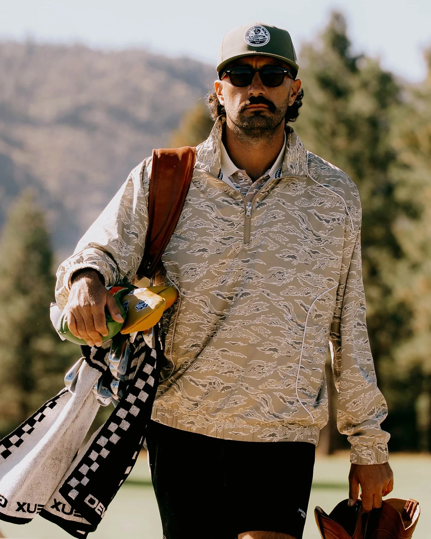 Pullover Piped QTR ZIP 075362102-CAMO