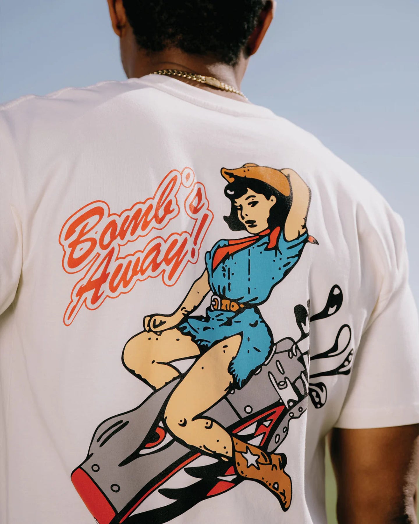 Bomber Girl Tee 075352012-ECRU