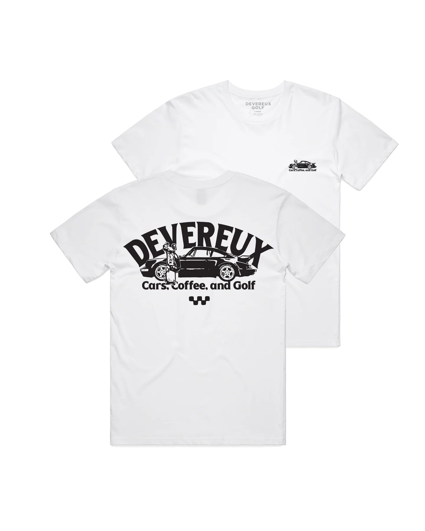 Cars, Coffee and Golf Tee 075354001-WHITE