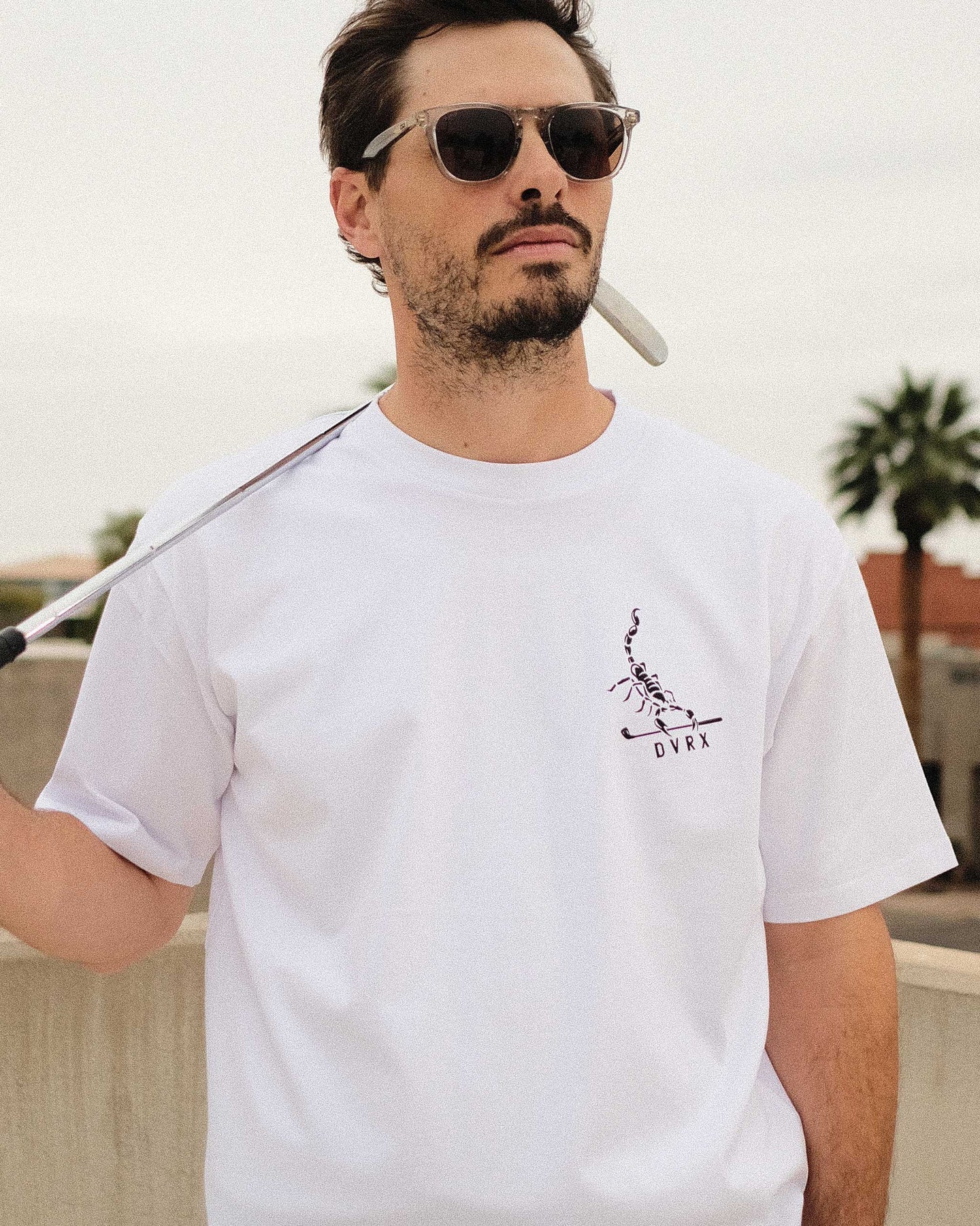 Scorpion Golfer Tee 075352001-WHITE