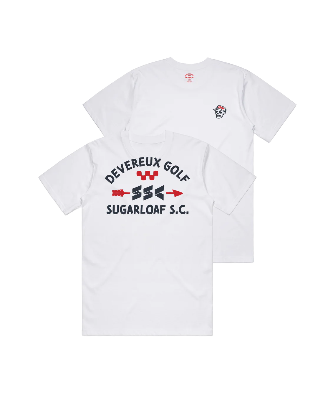 Sugarloaf DVRX Skull Caddie Tee 075362009-WHITE