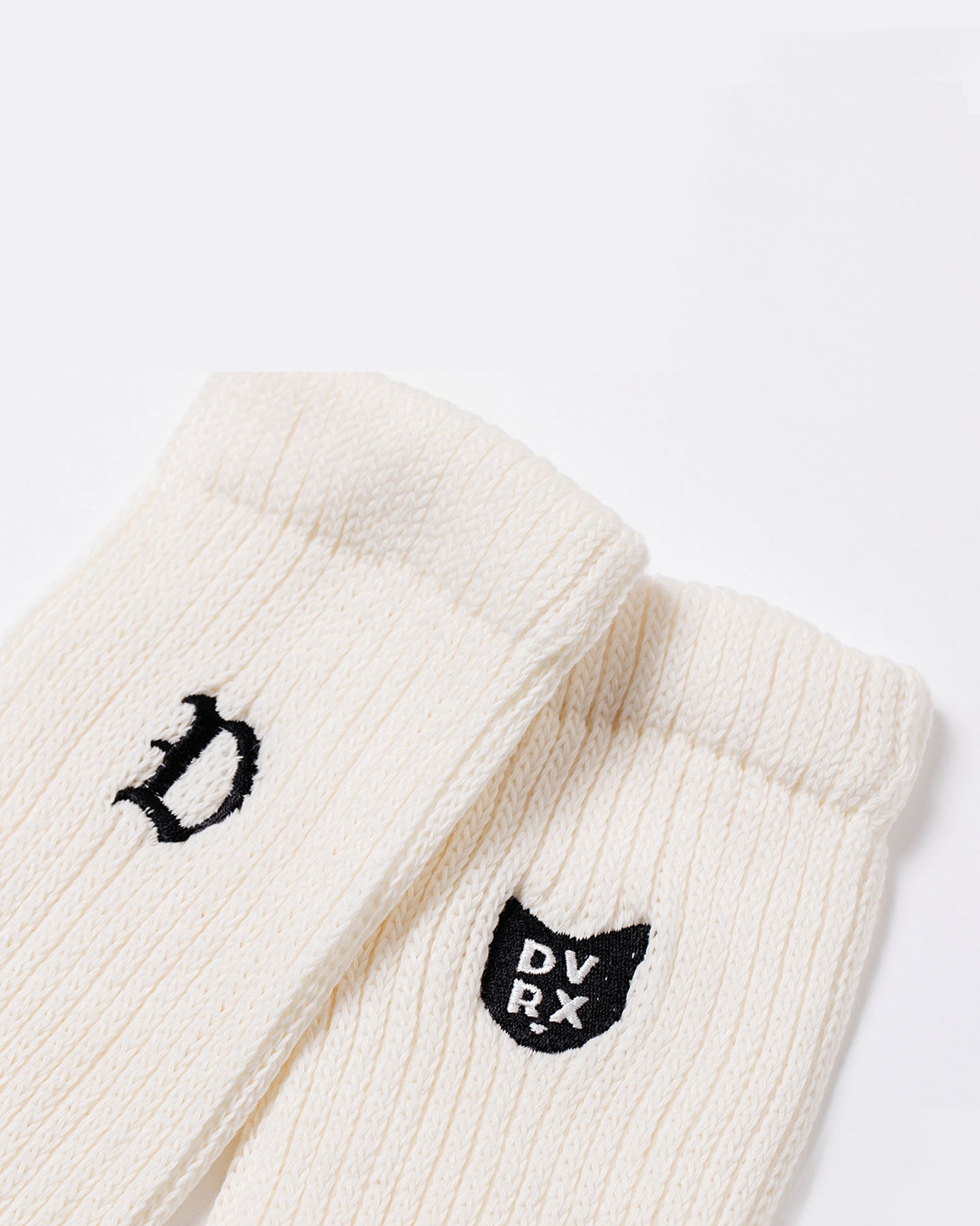 WOMEN D Cat Loose Knit Socks 763474817-WHITE