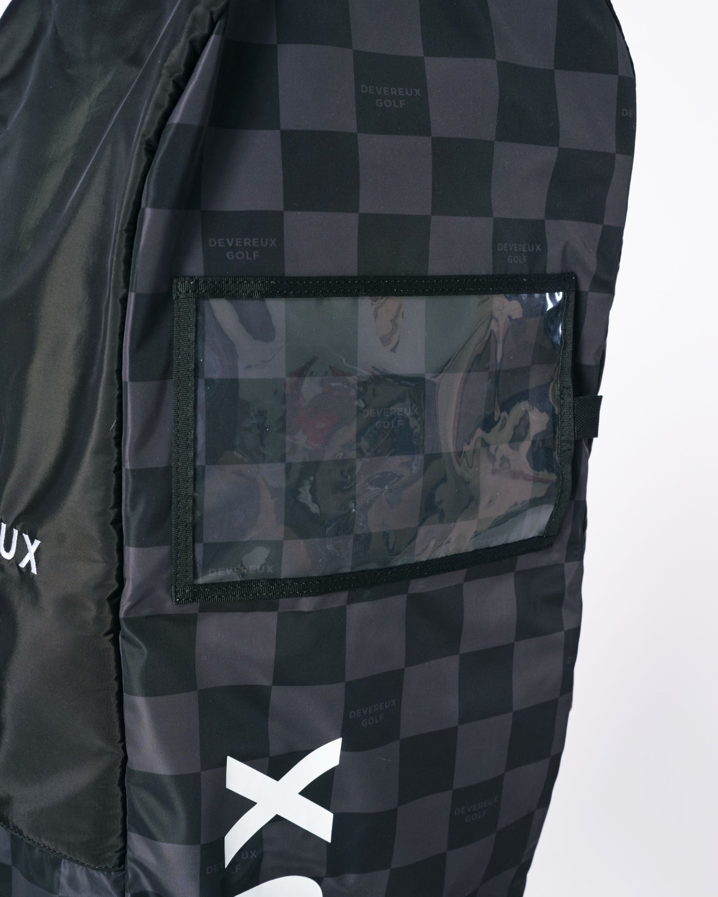 Skull Checker Travel Cover 763472825-BLACK