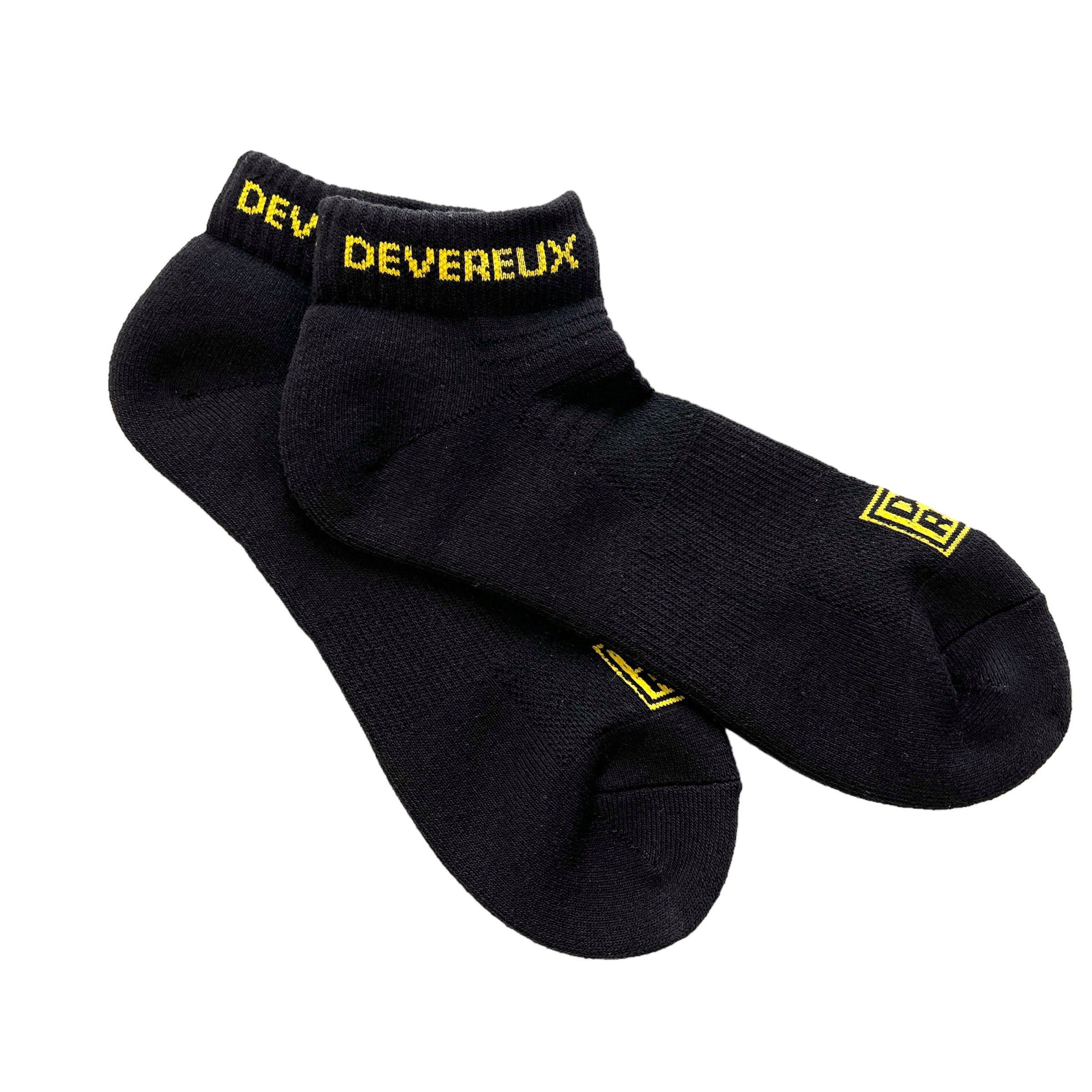 WOMEN HEEL PROTECT SHORT SOCKS 763472807-BLACK