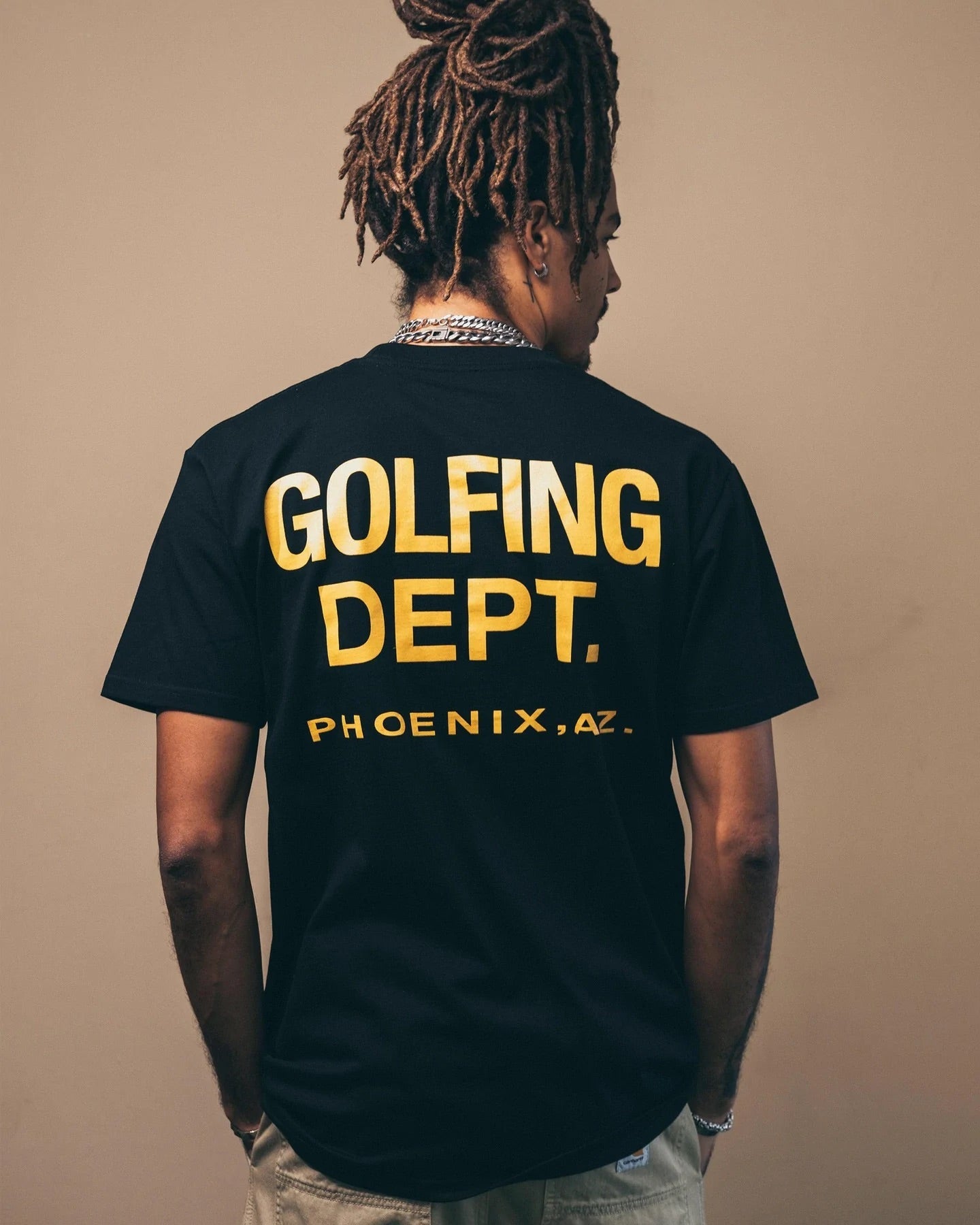 Golfing Dept. Tee 763334016 BLACK
