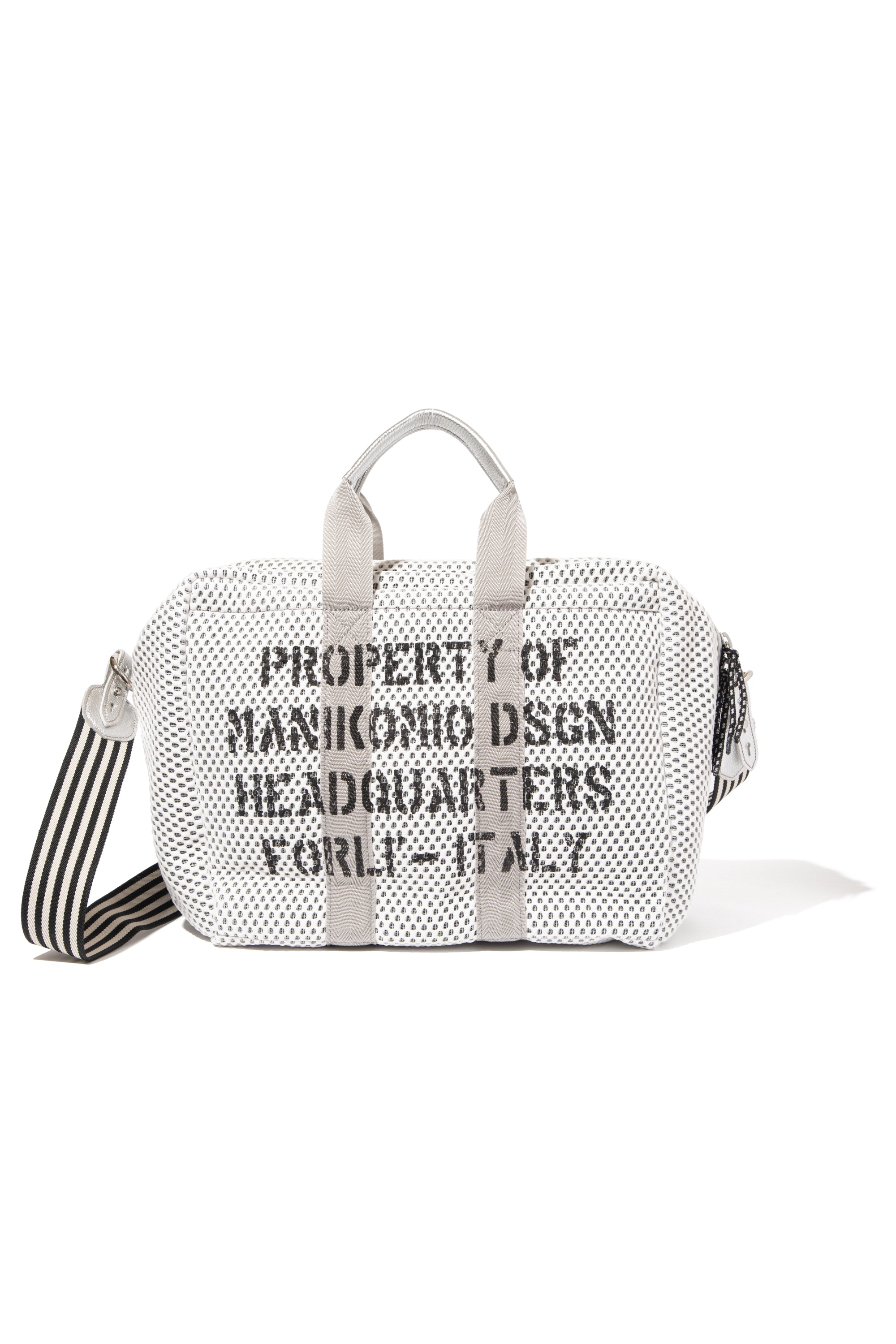 【DEVEREUX × MANIKOMIO】 38 Mesh aviators kit bag 763572832 WHITE