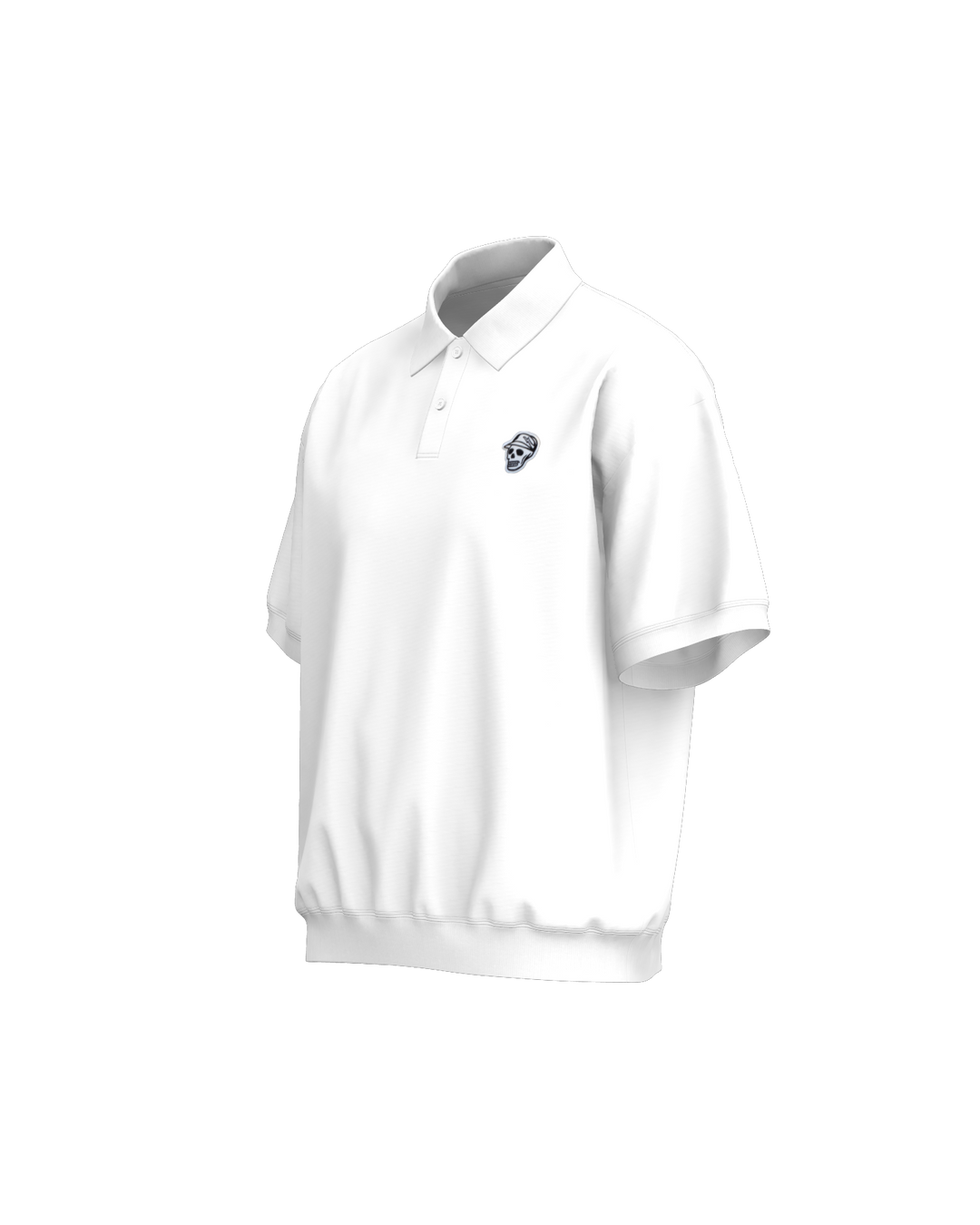 DVG TECH-SKULL CADDIE POLO 075762015-WHITE