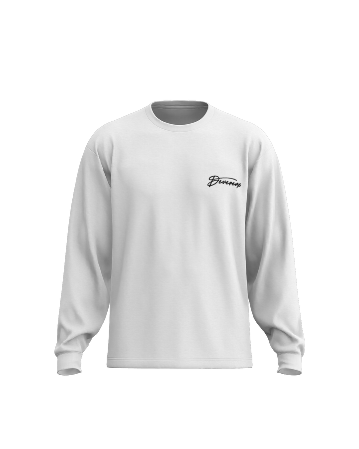 DVG CREW -LS Tee 075762002-WHITE