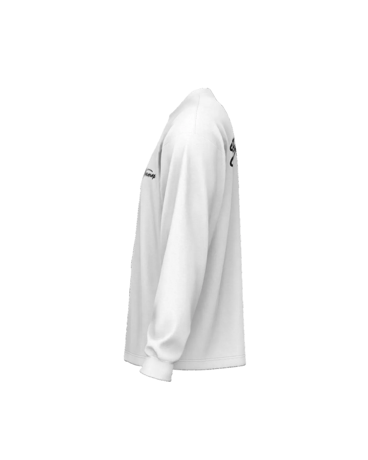 DVG CREW -LS Tee 075762002-WHITE