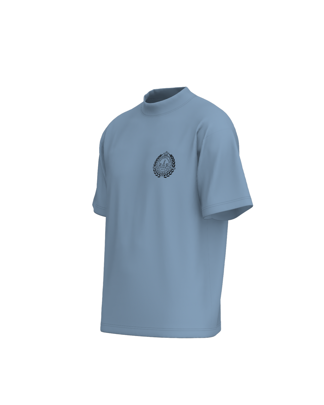 DVG Sol Defender MOCK NECK T 075762014-POWDER BLUE