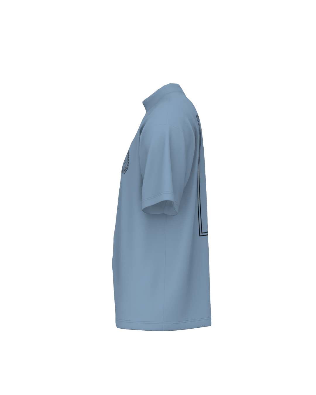 DVG Sol Defender MOCK NECK T 075762014-POWDER BLUE