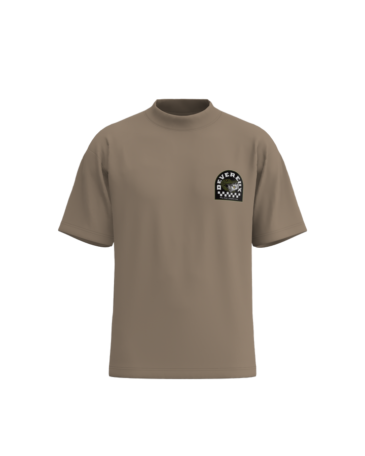 DVG CROCO MOCK NECK 075762022-MUSHROOM