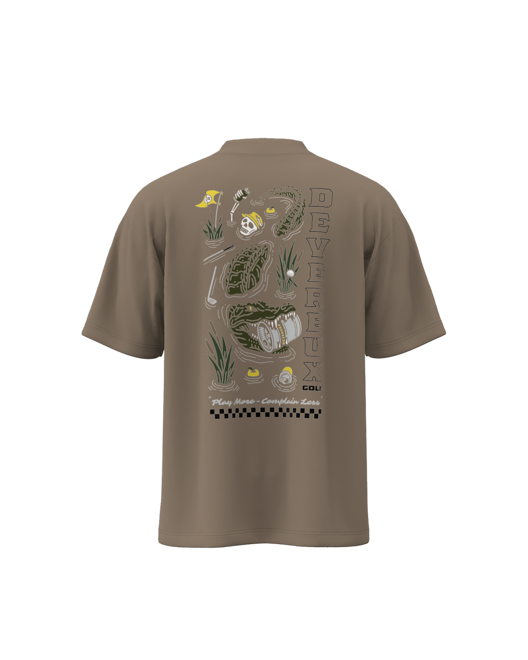 DVG CROCO MOCK NECK 075762022-MUSHROOM