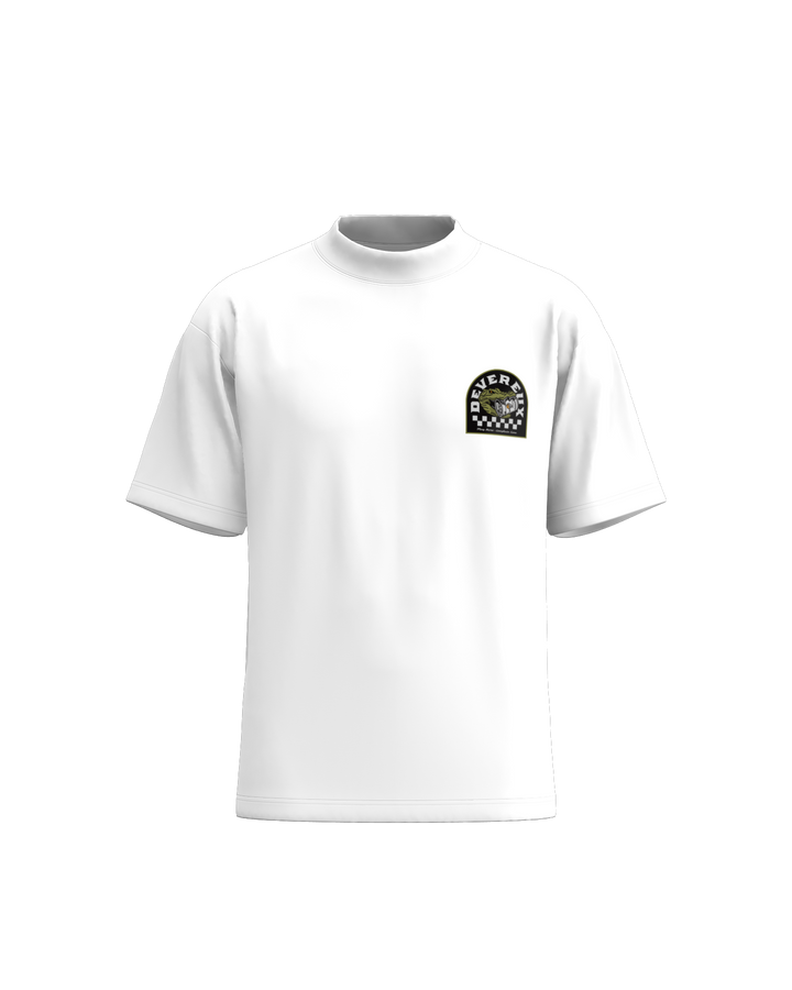 DVG CROCO MOCK NECK 075762022-WHITE