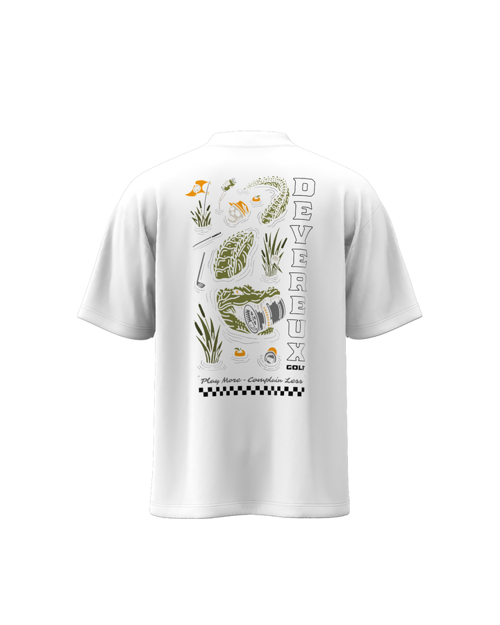 DVG CROCO MOCK NECK 075762022-WHITE