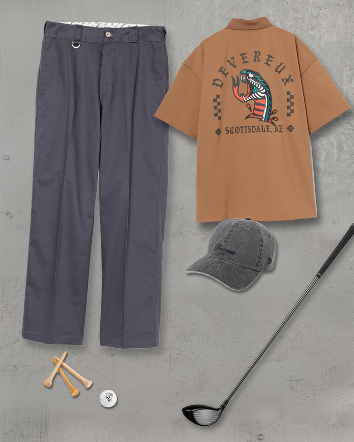 【Dickies x DEVEREUX】WORK PANTS 075764402-GRAPHITE