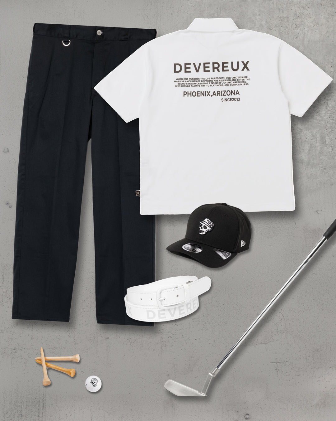 【Dickies x DEVEREUX】WORK PANTS 075764402-BLACK