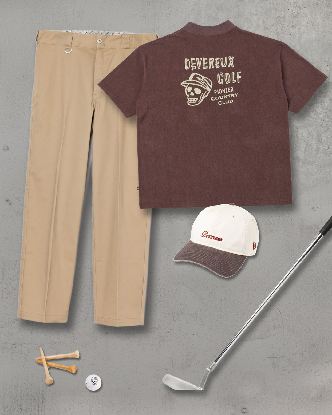 【Dickies x DEVEREUX】WORK PANTS 075764402-SAND