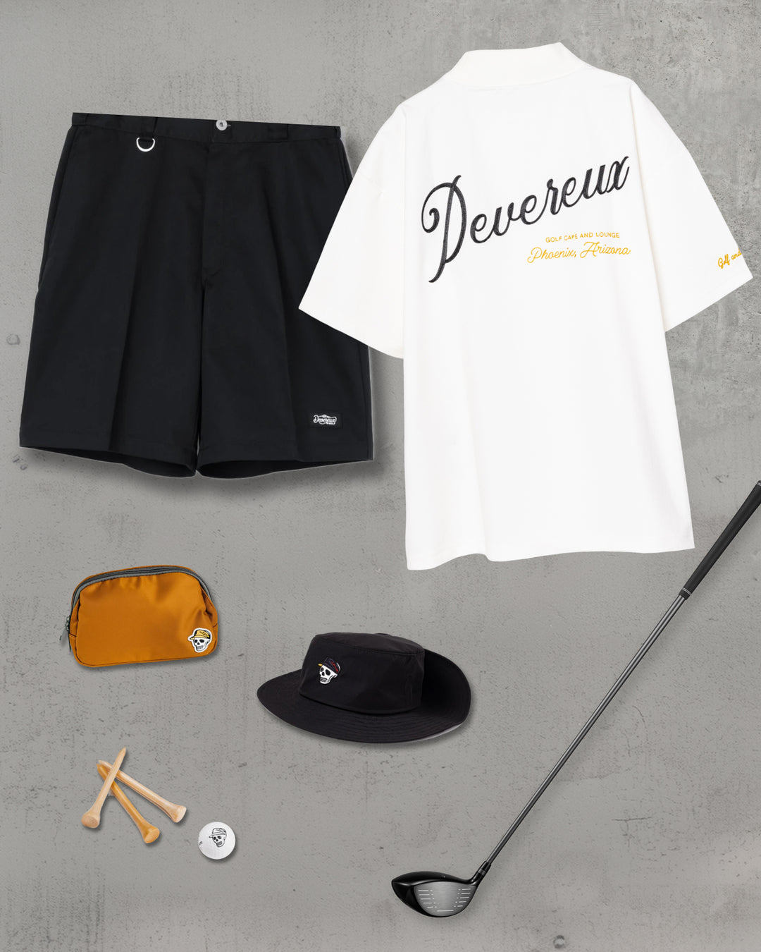 【Dickies x DEVEREUX】WORK SHORTS 075764403-BLACK