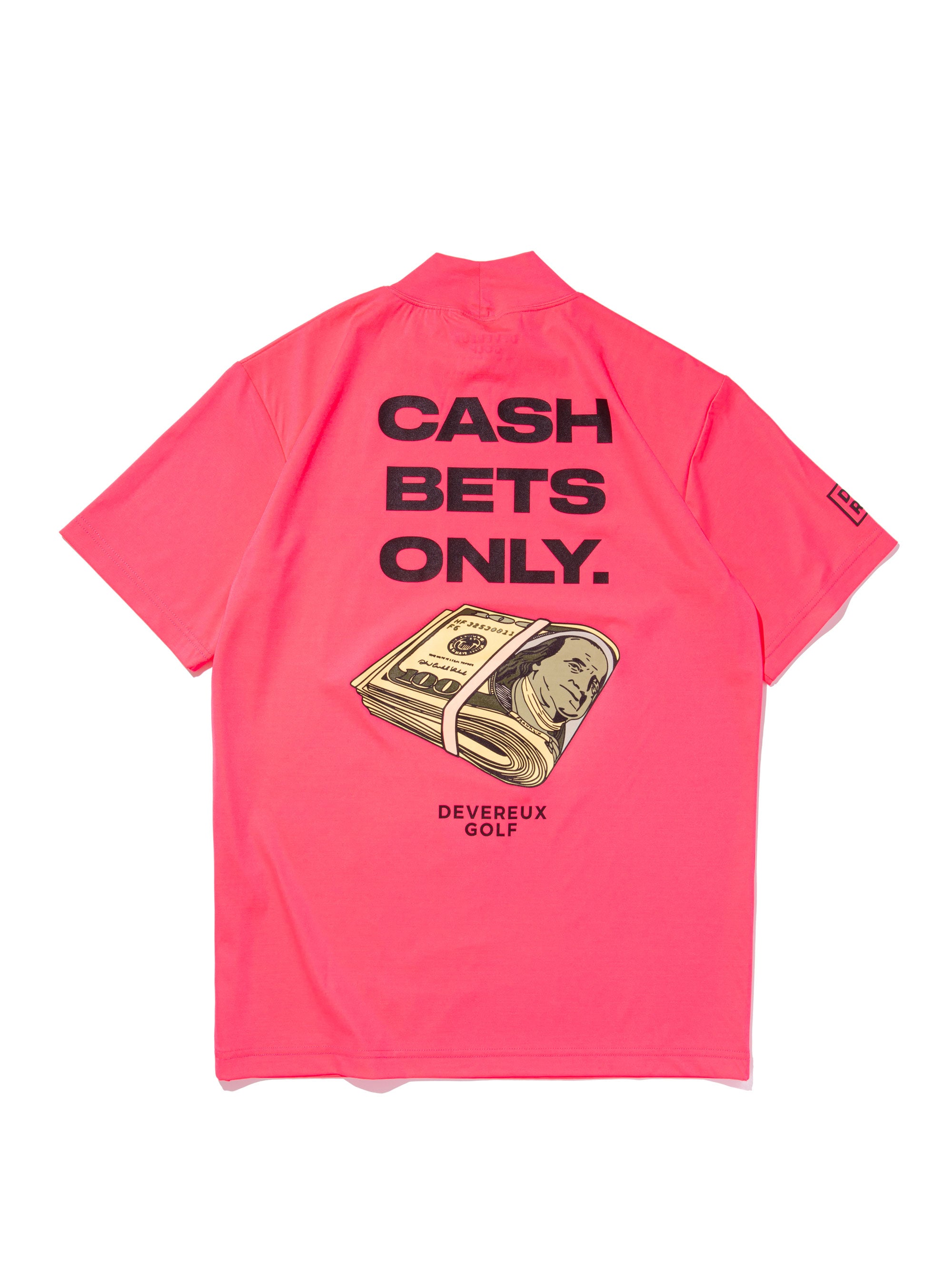 Cash Bets Only 2 Mock Neck Tee 763572001-PINK