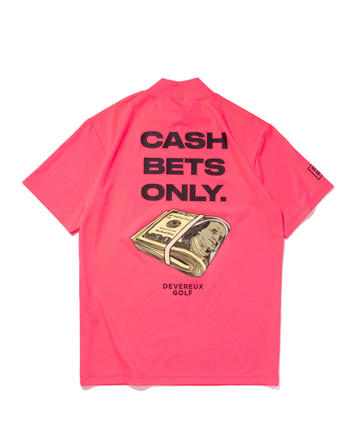 Cash Bets Only 2 Mock Neck Tee 763572001 PINK
