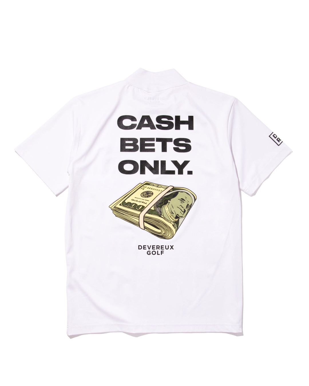 Cash Bets Only 2 Mock Neck Tee 763572001 WHITE