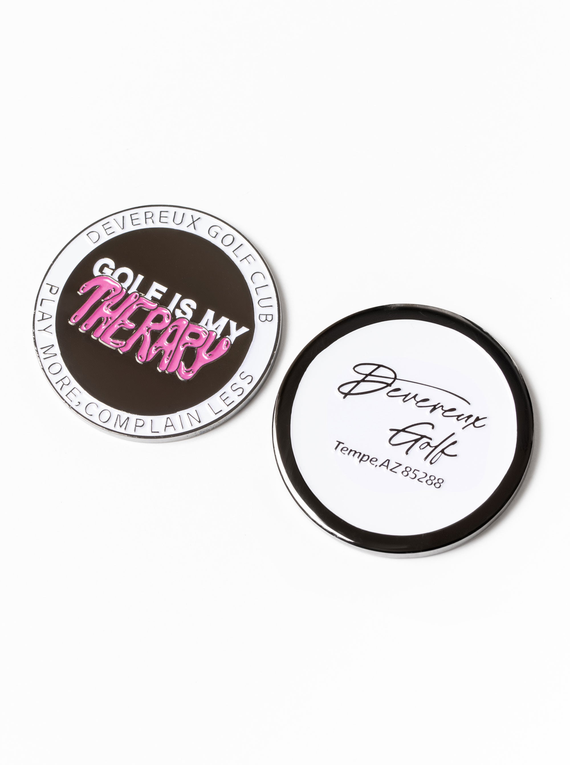 Golf is my Therapy  Magnetable Ball Marker 763474821-BLACK