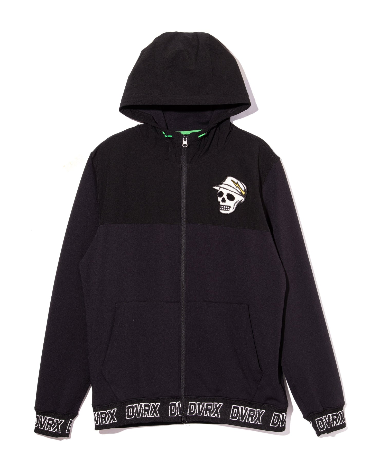 【NEW】DEVEREUX テリングアクアZIPフーディー 763572111-BLACK