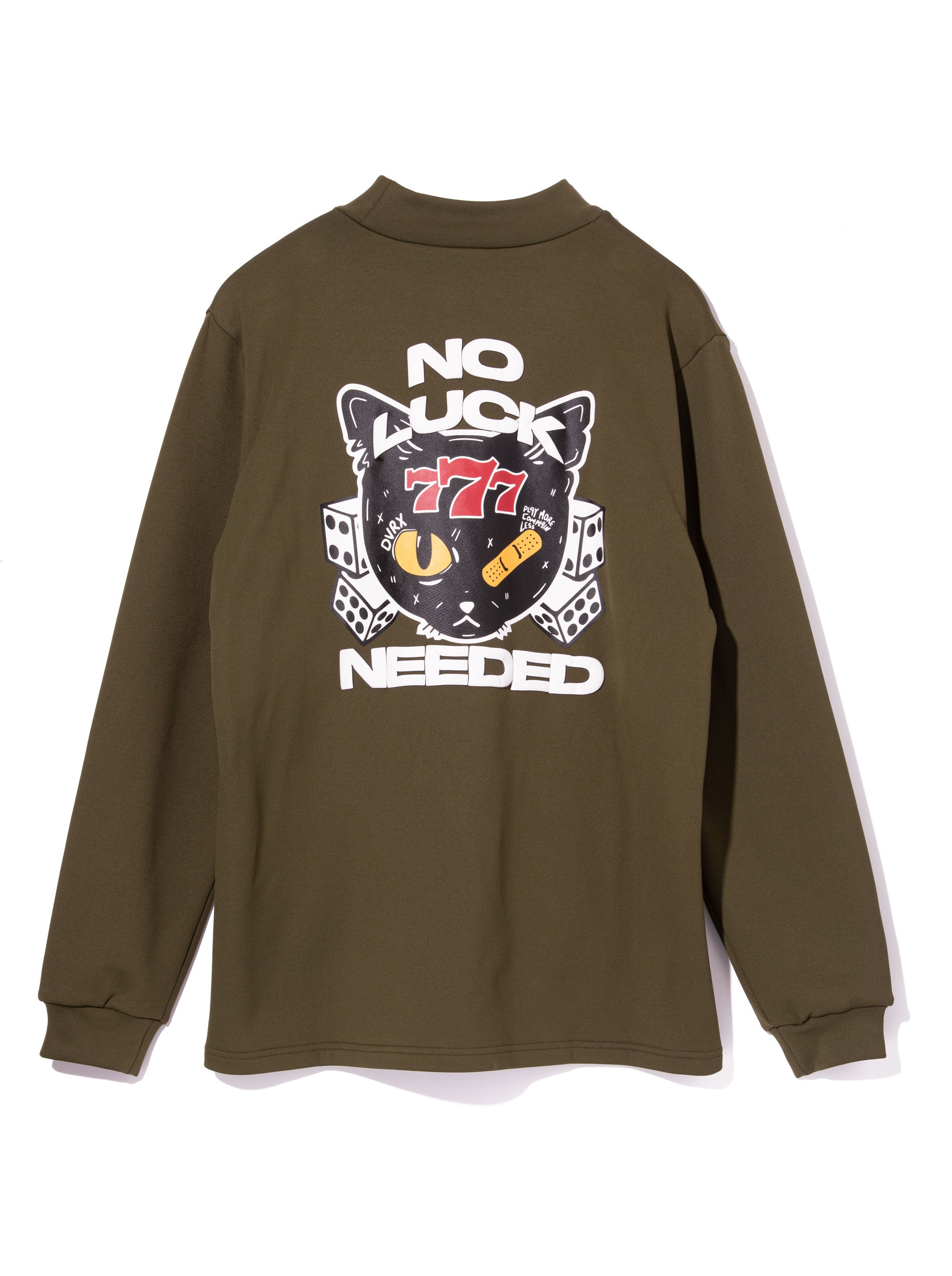 No Luck Needed KRモックネック 763474005-KHAKI