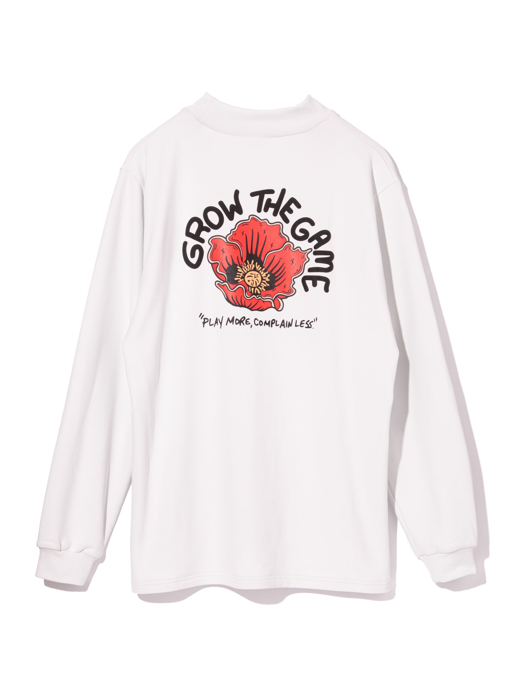 Grow the Game Flower KRモックネック 763474006-WHITE