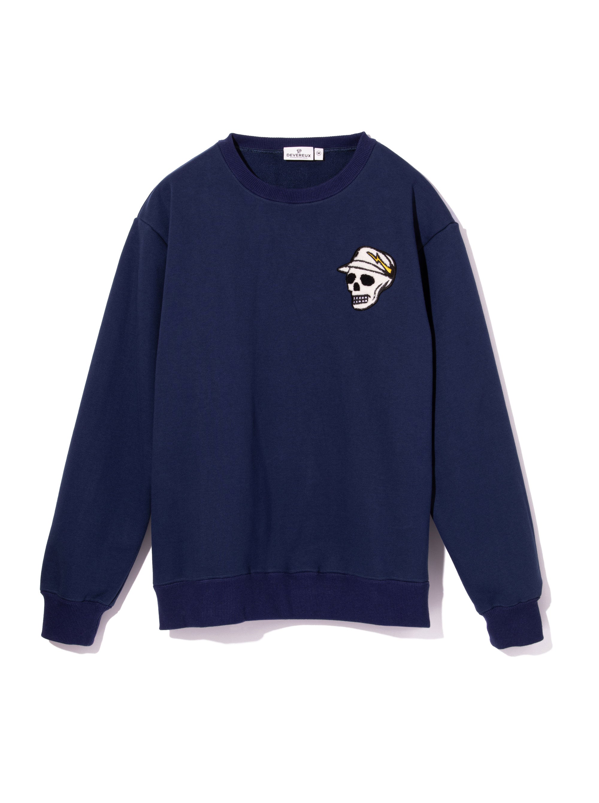 Icon SkullパッチCrew 763474017-D/BLUE