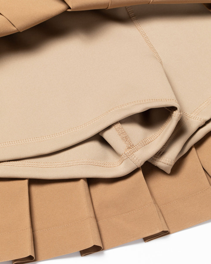 WOMEN DVRX Heart Pleated SK 763474477-CAMEL