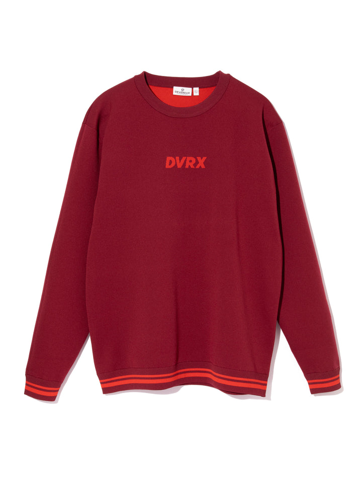 18G Essential DVRX Knit CREW 763474701-BURGUNDY