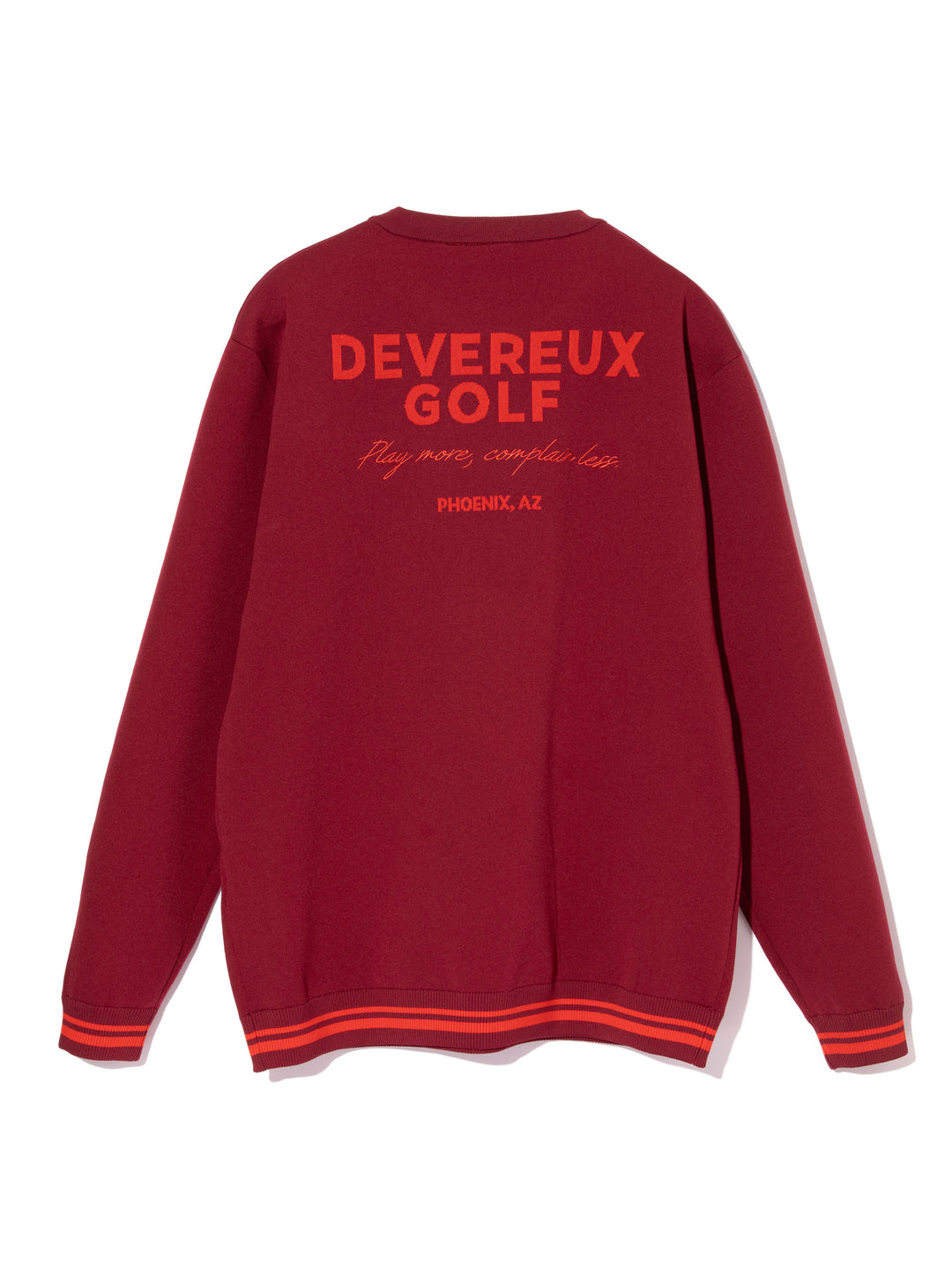 18G Essential DVRX Knit CREW 763474701-BURGUNDY
