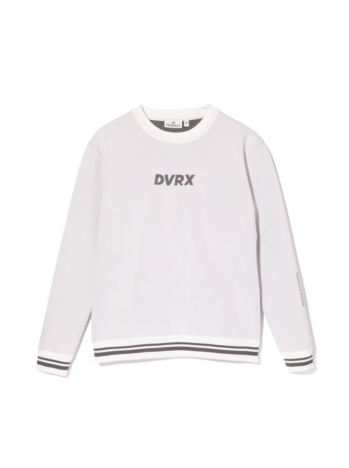 WOMEN 18G Essential DVRX Knit Crew 763474770-WHITE