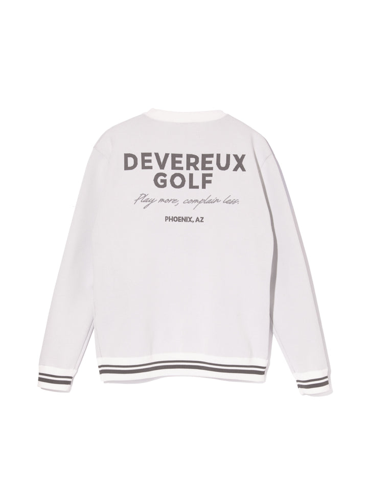 WOMEN 18G Essential DVRX Knit Crew 763474770-WHITE