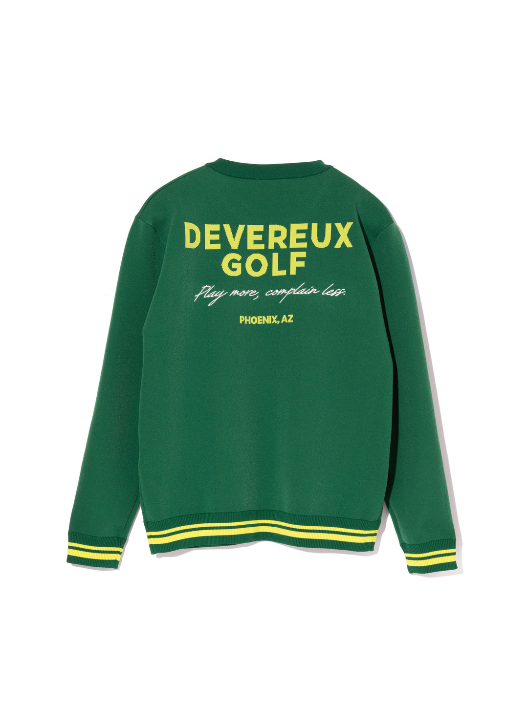 WOMEN 18G Essential DVRX Knit Crew 763474770-GREEN