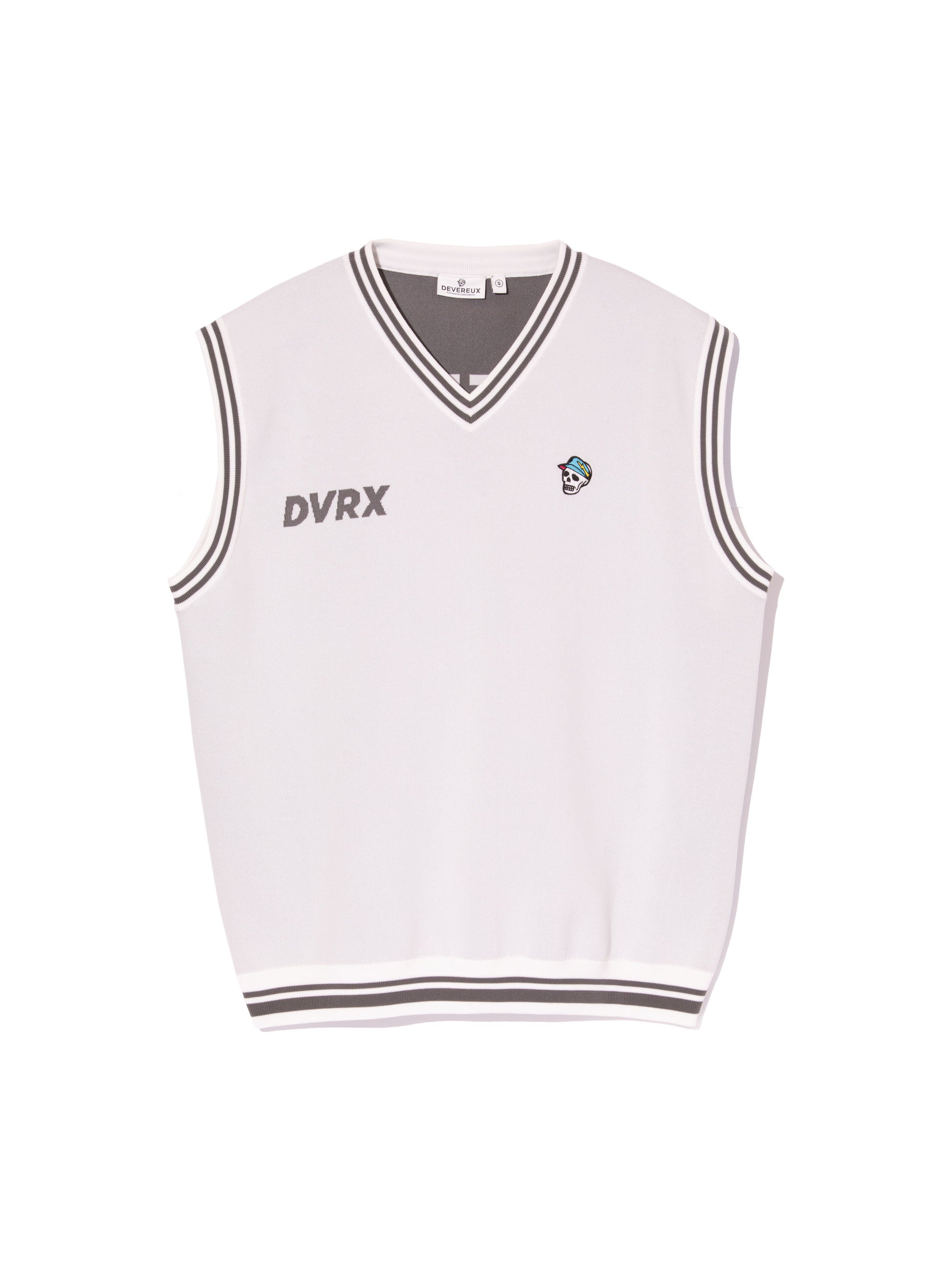 18G Essential DVRX Knit Vest 763474702-WHITE