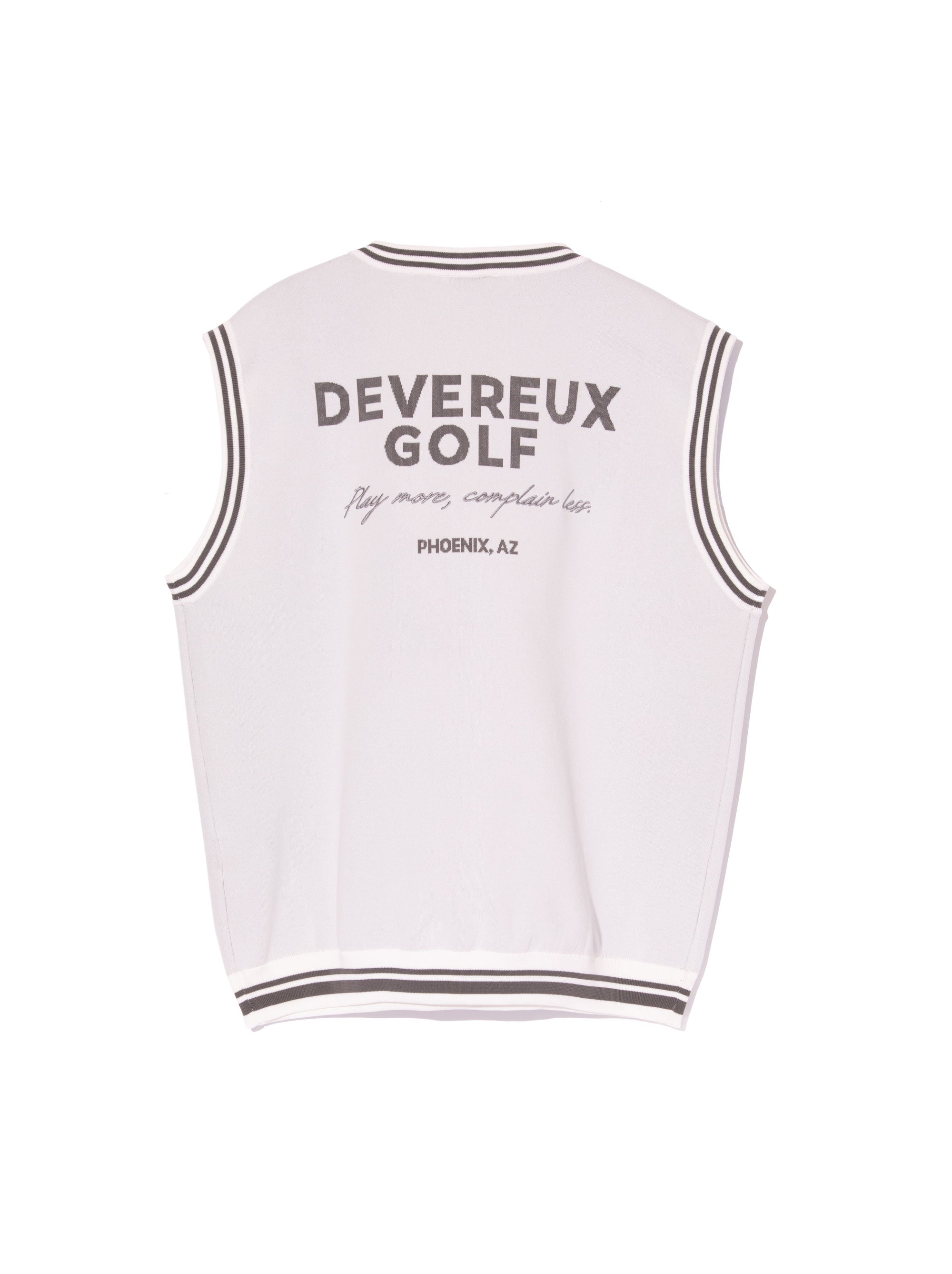 18G Essential DVRX Knit Vest 763474702-WHITE