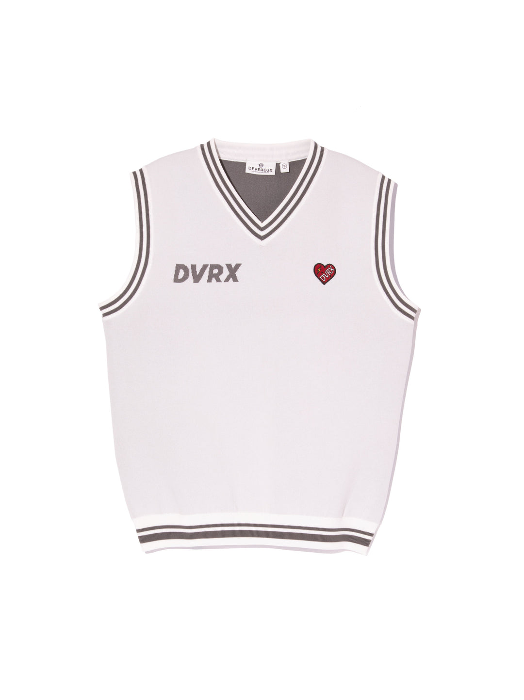 WOMEN 18G Essential DVRX Knit Vest 763474771-WHITE